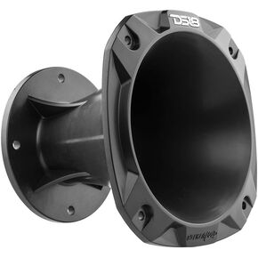 DS18 PRO-HP102/BK 2" Exit Horn Waveguide Plastic Horn - 4.81" Depth Shorter Style - Fits most bolt on Compression Drivers - UV Resistant - Black Color (Single)