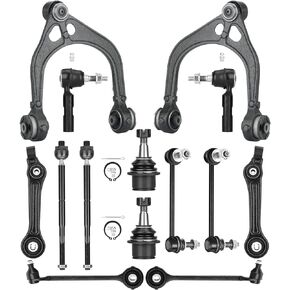 RWD Front Upper Control Arms Suspension Kit for Dodge Challenger 2010, Charger 2006-2010, Magnum 2005-2008, Chrysler 300 2005-2010, with Ball Joints - 8 pcs
