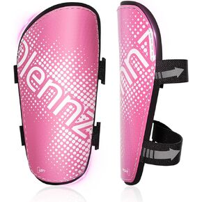 Shin Guards Soccer Youth - Comfortable and Durable Toddler Kids Soccer Shin Guards with Adjustable Straps for Boys Girls Teenagers Adults