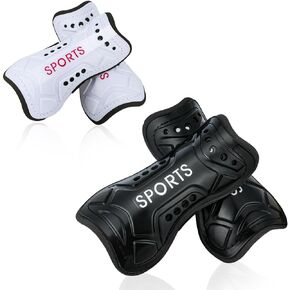 ADEGARI Soccer Shin Guards for Kids Youth, 2 Pair Comfortable and Breathable Shin Pads for Boys Girls Teenagers Lightweight Football Calf Protective Gear Cushion Reduce Shocks