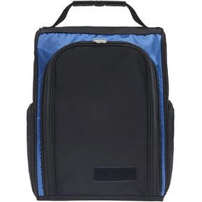 Golf Shoe Bag, Heavy Duty Zippered Shoe Carrier Bags with Side Pockets for Women Men Waterproof Travel Golf Shoes Organizer Case Outdoor Gym Sports Gear Bag Golf Glove Ball Accessories Storage Bag