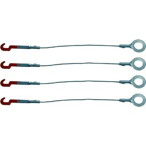 Dorman HW2100 Drum Brake Self-Adjuster Cable Compatible with Select Models, 4 Pack