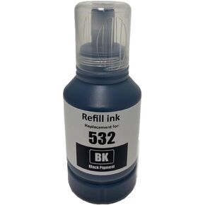 532 T532 Black Ink Refill Bottles Replacement for ET-M1170 ET-M2170 ET-M3170 ST-M1000 ST-M3000 Printer