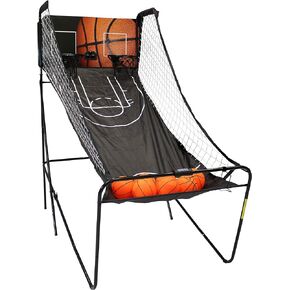 Sunnydaze 81-Inch x 76-Inch Folding Indoor 2-Player Arcade Basketball Game with Electronic Scorer - 8 Game Modes