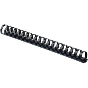 Fellowes Binding Combs Plastic Black 3/4 Inch 25 Pack (52509)