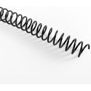 TOTiyea 50 Pack Plastic Spiral Binding Coils,20mm(3/4 ") Binding Spirals,170 Sheet Capacity,4:1 Pitch, Black