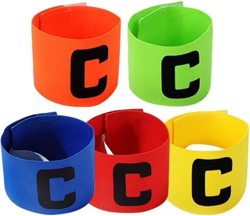 5 قطع كرة القدم الكابتن شارة كرة السلة كرات القدم للأطفال المهنية كرة السلة الرجبي الكابتن شارات الرياضة قابل للتعديل شارة كرة السلة الكابتن شارة كرة القدم العرض in Kuwait