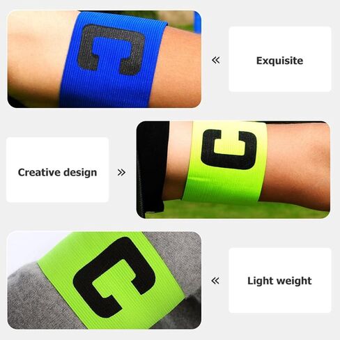 5 قطع كرة القدم الكابتن شارة كرة السلة كرات القدم للأطفال المهنية كرة السلة الرجبي الكابتن شارات الرياضة قابل للتعديل شارة كرة السلة الكابتن شارة كرة القدم العرض in Kuwait