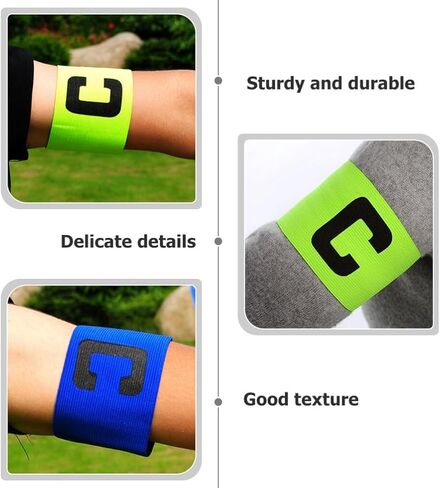 5 قطع كرة القدم الكابتن شارة كرة السلة كرات القدم للأطفال المهنية كرة السلة الرجبي الكابتن شارات الرياضة قابل للتعديل شارة كرة السلة الكابتن شارة كرة القدم العرض in Kuwait