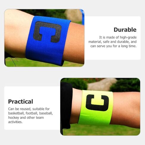 5 قطع كرة القدم الكابتن شارة كرة السلة كرات القدم للأطفال المهنية كرة السلة الرجبي الكابتن شارات الرياضة قابل للتعديل شارة كرة السلة الكابتن شارة كرة القدم العرض in Kuwait