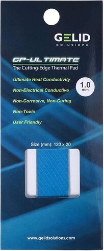 Gelid Solutions GP-Ultimate 15W- Thermal Pad 120x20x1.5mm. Excellent Heat Conduction, Ideal Gap Filler. Easy Installation in Kuwait