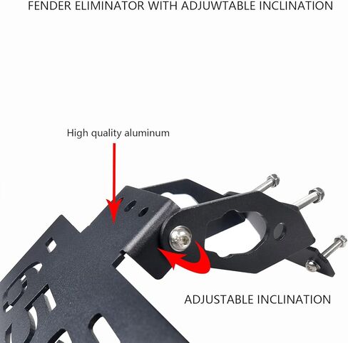 Mamiko Fender Eliminator Mount Kit متوافق مع 2017-2023 Kawasaki Ninja 650 Z650 ZX650 لوحة ترخيص قوس 2017+ التوصيل والتشغيل in Kuwait