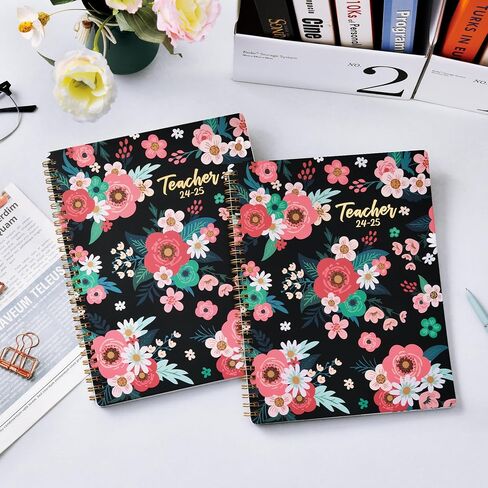 Teacher Planner 2024-2025 - Lesson Planner 2024-2025, JUL. 2024 - JUN. 2025, 8'' x 10'', Weekly Monthly Lesson Plan Book for 2024-2025 Academic Year in Saudi Arabia