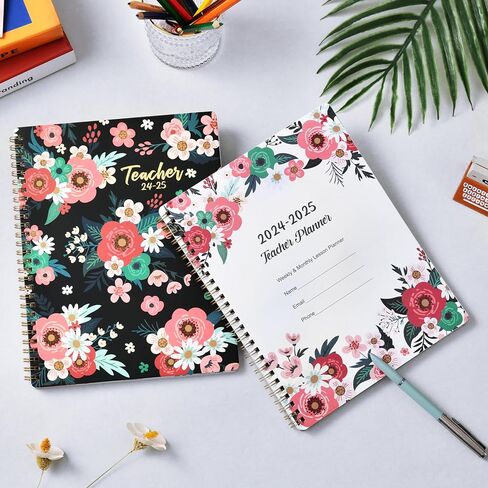 Teacher Planner 2024-2025 - Lesson Planner 2024-2025, JUL. 2024 - JUN. 2025, 8'' x 10'', Weekly Monthly Lesson Plan Book for 2024-2025 Academic Year in Saudi Arabia