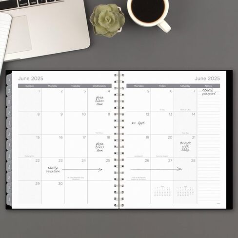 Mead Planner 2024-2025 Academic, Weekly & Monthly, 8 1/2" x 11", Large, Basic, Purple (CAW62059) in Saudi Arabia