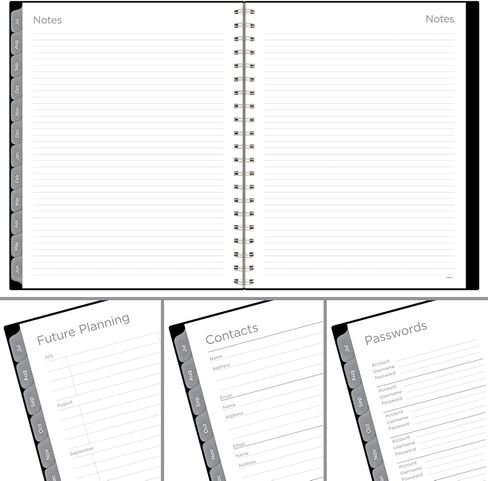 Mead Planner 2024-2025 Academic, Weekly & Monthly, 8 1/2" x 11", Large, Basic, Purple (CAW62059) in Saudi Arabia