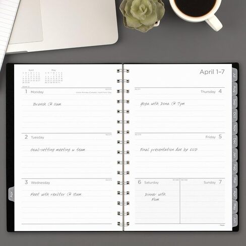Mead Planner 2024-2025 Academic, Weekly & Monthly, 8 1/2" x 11", Large, Basic, Purple (CAW62059) in Saudi Arabia