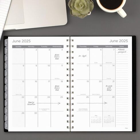Mead Planner 2024-2025 Academic, Weekly & Monthly, 8 1/2" x 11", Large, Basic, Purple (CAW62059) in Saudi Arabia