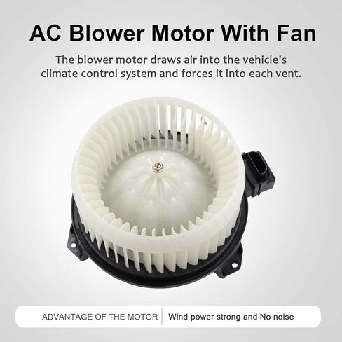 AC Heater Blower Motor Fits for Honda Civic 2006 2007 2008 2009 2010 2011, Jeep Wrangler 2007-2010, Replaces 700194, 79310SNAA01, 79310-SNA-A01, 615-50106 in Saudi Arabia