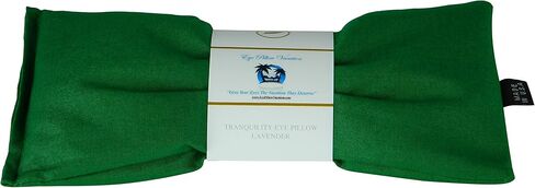 Lavender Eye Pillow - Migraine, Stress & Anxiety Relief - #1 Stress Relief Gifts for Women - Made in The USA, Organic Flax Seed Filled! (Blue - Organic Cotton) in Kuwait