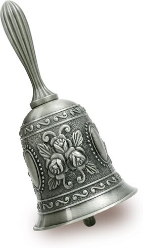 Hand Bell, Gold Zinc Alloy, Wedding, Hanging Ornament for School, Restaurant, Bar, Church, Home Decoration in Saudi Arabia