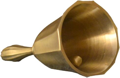 (None) Reception Dinner Hotel Classroom Bell Gold Silver for Adults hand bell for seniors Kid Counter Hall Table hand bell loud bells for adults (gold) in Saudi Arabia