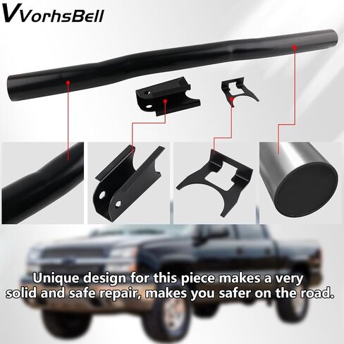 VVORHSBELL عضو خلفي علوي للصدمات مع دعامة متوافقة مع 1999-2006 شيفروليه سيلفرادو/جي إم سي سييرا 1500، 2500 و2500HD، عضو متقاطع للصدمات الخلفية in Saudi Arabia