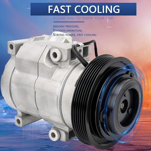 AC Compressor fit for 2005-2007 Honda Odyssey,2003-2007 Accord 3.0L,2005-2008 Pilot,2006 Ridgeline,2003-2006 Acura MDX 3.5L, 2004-2008 Acura TL # 38810RCAA01,CO 10736C Air Conditioning Compressor in Saudi Arabia