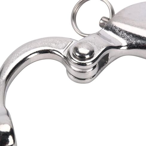 Amarine Made 4 Pack of Swivel Eye Snap Shackle Quick Release Bail Rigging Sailing Boat Marine 304 Stainless Steel for Sailboat Spinnaker Halyard (2-3/4") in Saudi Arabia