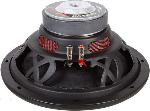 Alphasonik HSW212 Hyper 200 Series 12 بوصة 1200 واط بحد أقصى / 400 واط RMS فردي 4 أوم مضخم صوت للسيارة سلة ألفا فولاذية مختومة مع مغناطيس عالي الجودة ورق مخروطي غير مضغوط مكبر صوت مكبر صوت جهوري in Saudi Arabia