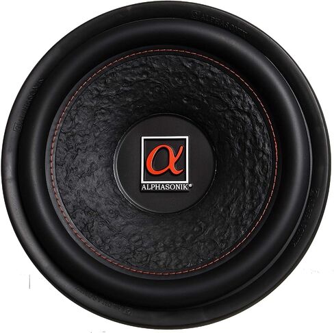 Alphasonik HSW212 Hyper 200 Series 12 بوصة 1200 واط بحد أقصى / 400 واط RMS فردي 4 أوم مضخم صوت للسيارة سلة ألفا فولاذية مختومة مع مغناطيس عالي الجودة ورق مخروطي غير مضغوط مكبر صوت مكبر صوت جهوري in Saudi Arabia