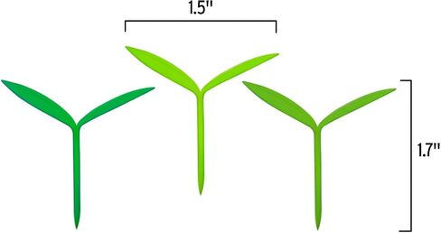 Genuine Fred SPROUT Little Green Bookmarks, Set of 6 in Saudi Arabia