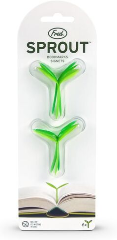 Genuine Fred SPROUT Little Green Bookmarks, Set of 6 in Saudi Arabia