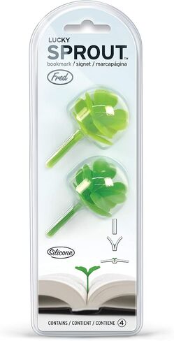 Genuine Fred SPROUT Little Green Bookmarks, Set of 6 in Saudi Arabia