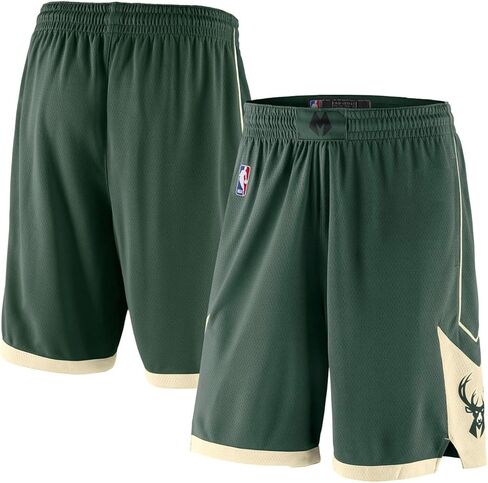 شورت Milwaukee Bucks NBA Kids Youth 8-20 Icon Edition باللون الأخضر في الملعب Swingman Performance in Kuwait