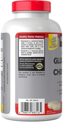 Kirkland Signature Glucosamine & Chondroitin, 280 Tablets in Saudi Arabia