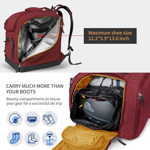 Unigear Ski-Mogul 60L Travel Backpack for Ski Helmet, Goggles, Gloves, Jackets and Accessories in Saudi Arabia