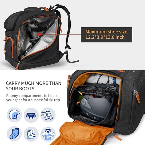 Unigear Ski-Mogul 60L Travel Backpack for Ski Helmet, Goggles, Gloves, Jackets and Accessories in Saudi Arabia