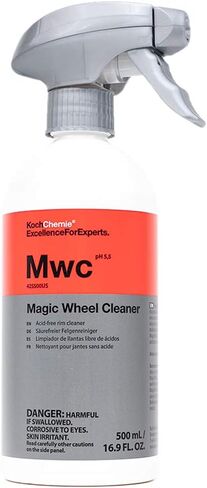 KOCHCHEMIE Magic Wheel Cleaner - Powerful Rim and Rim Well Cleaner; Acid Free, Dissolves Iron Particles Using Visible Red Discoloration, Excellent Adhesion and Viscosity (500 milliliters) in Kuwait