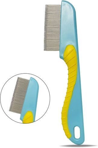 Nitty Gritty Hair Nit Comb For Head Nit Treatment Removes Head Nits 1 Piece Steel Tooth Nit Comb For Adult Kids And Pet in Kuwait