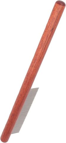 Lice Comb, Nit Comb, Head Lice Comb, Flea Lice Comb for Kids Adults Pets Dog - Stainless Steel, Wooden Handle in Saudi Arabia