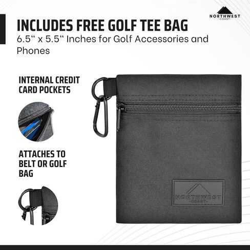 Golf Shoe Bag - Trunk Organizer with Lock and Shoulder Strap - Large Travel Bag for Accessories and Clothing - Includes Golf Tee Bag in Saudi Arabia