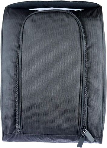 Golf Shoe Bag - Zippered Shoe Carrier Bag (black) in Saudi Arabia