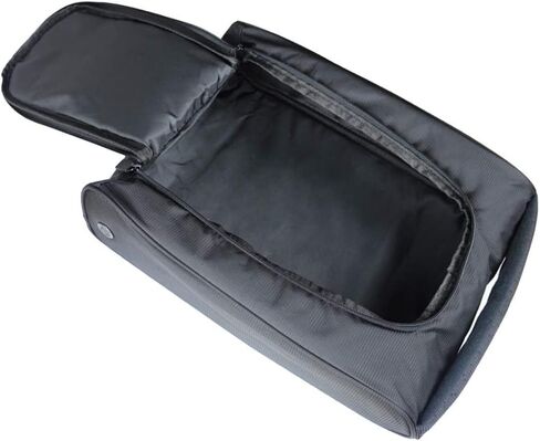 Golf Shoe Bag - Zippered Shoe Carrier Bag (black) in Saudi Arabia