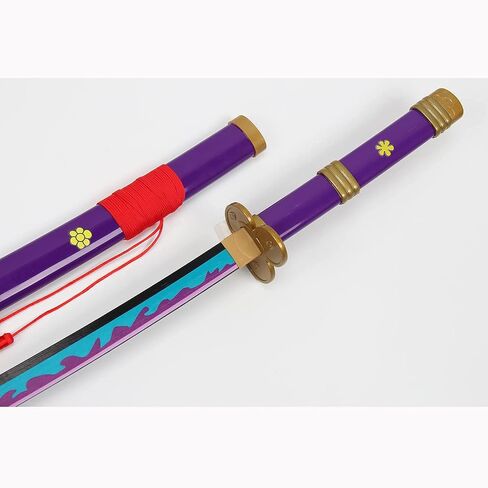Forgemith Bamboo Anime Cosplay Swords：Roronoa Zoro/Kitetsu/Yama Enma/Trafalgar Law/Kozuki Oden/Edward Newgate,About 40.75/59 Inches,Anime Original Texture,for Role-Playing,Stage Performance and Gift in Saudi Arabia