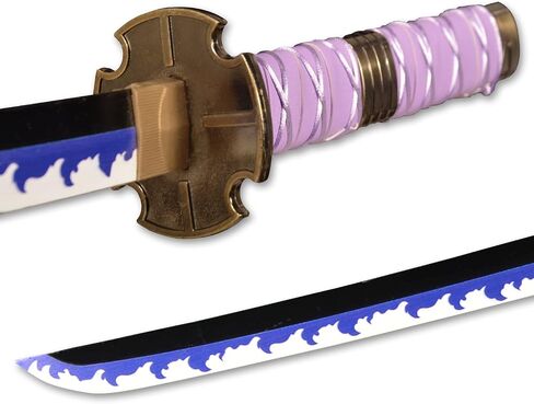 Forgemith Bamboo Anime Cosplay Swords：Roronoa Zoro/Kitetsu/Yama Enma/Trafalgar Law/Kozuki Oden/Edward Newgate,About 40.75/59 Inches,Anime Original Texture,for Role-Playing,Stage Performance and Gift in Saudi Arabia