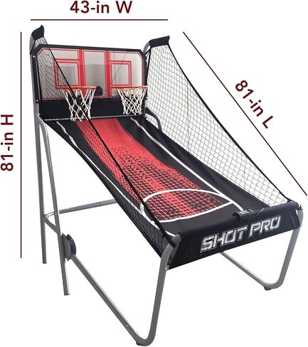 Hathaway Shot Pro Deluxe Electronic Basketball Game, Black in Kuwait