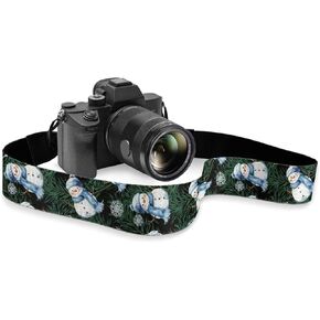 حزام كاميرا أسود قابل للتعديل من Coldinair، حزام مبطن ناعم للرقبة والكتف لجميع كاميرات DSLR والمناظير