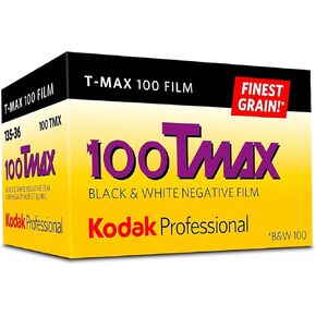 Kodak Professional 100 Tmax Black and White Negative Film (ISO 100) 35mm 36 Exposures 2-Pack