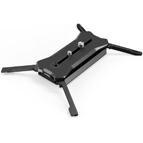 SMALLRIG Quick Release Plate for Manfrotto-Type, Max. Load 44.1lb (20kg), Foldable Quadruped Support for Camera Lenses Within 7.87inch (20cm), Anti-Twist and Non-Slip Design - 3912